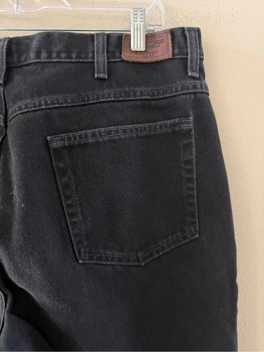L.L. Bean Men's Classic Fit Jeans in Black 36x34